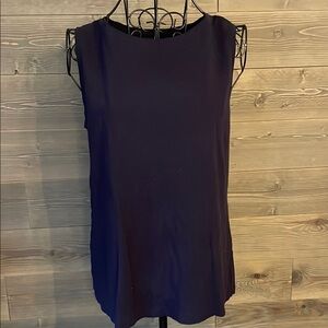 Elegant Navy Sleeveless Top